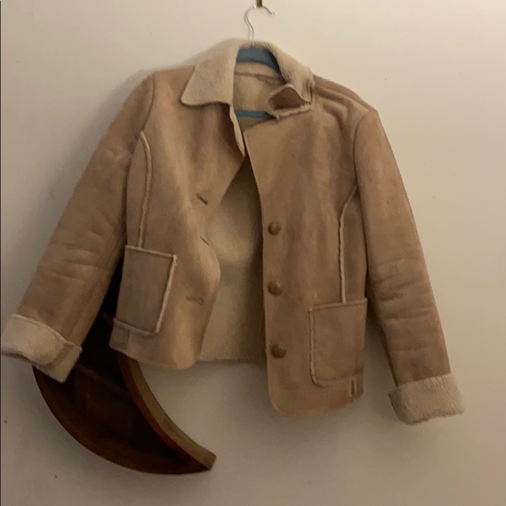 Beige Teddy Jacket